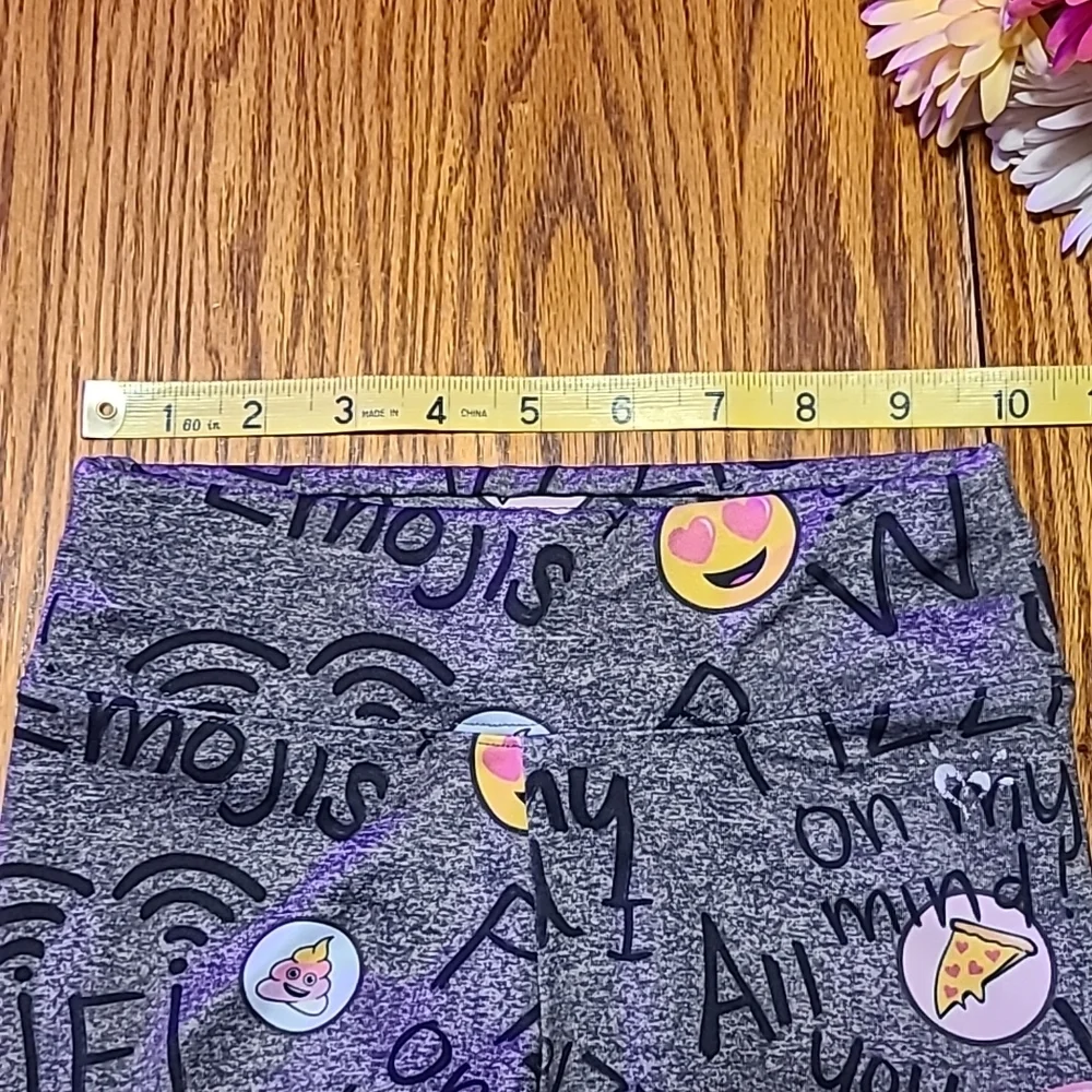 Justice Emoji Pizza Leggings / Pants